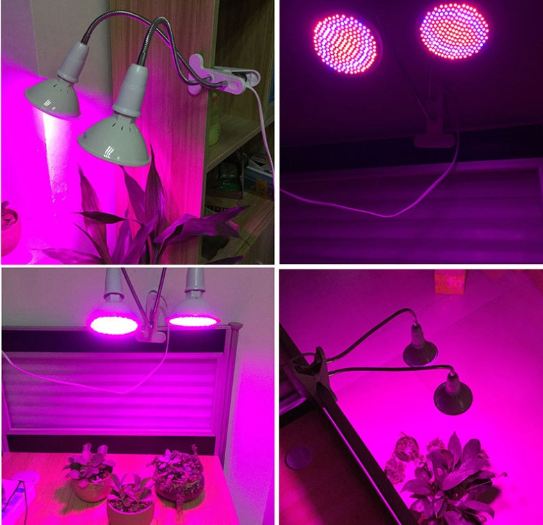 Red Blu-ray cooperation lamp LED plant growth lamp fleshy flower greenhouse vegetable growth lamp high brightness without stroboscopic