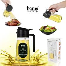 🔥 2-in-1 Oil Dispenser Bottle (Spray + Pour) | Healthy Cooking Made Easy